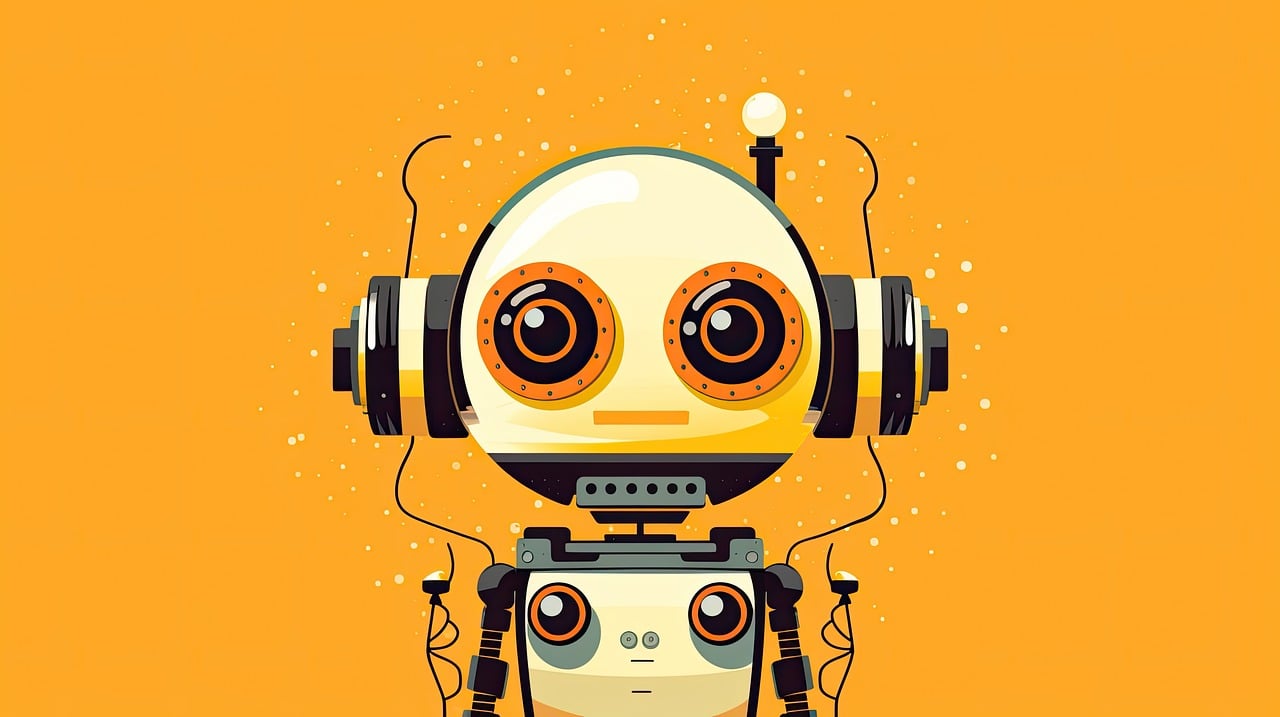 Mesterséges intelligencia chatbot ábrázolása