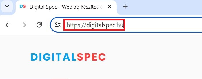 Példa URL-re: www.digitalspec.hu